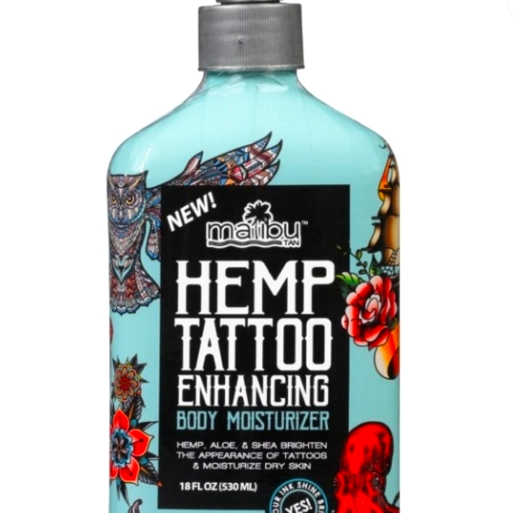 Hemp tattoo lotion
